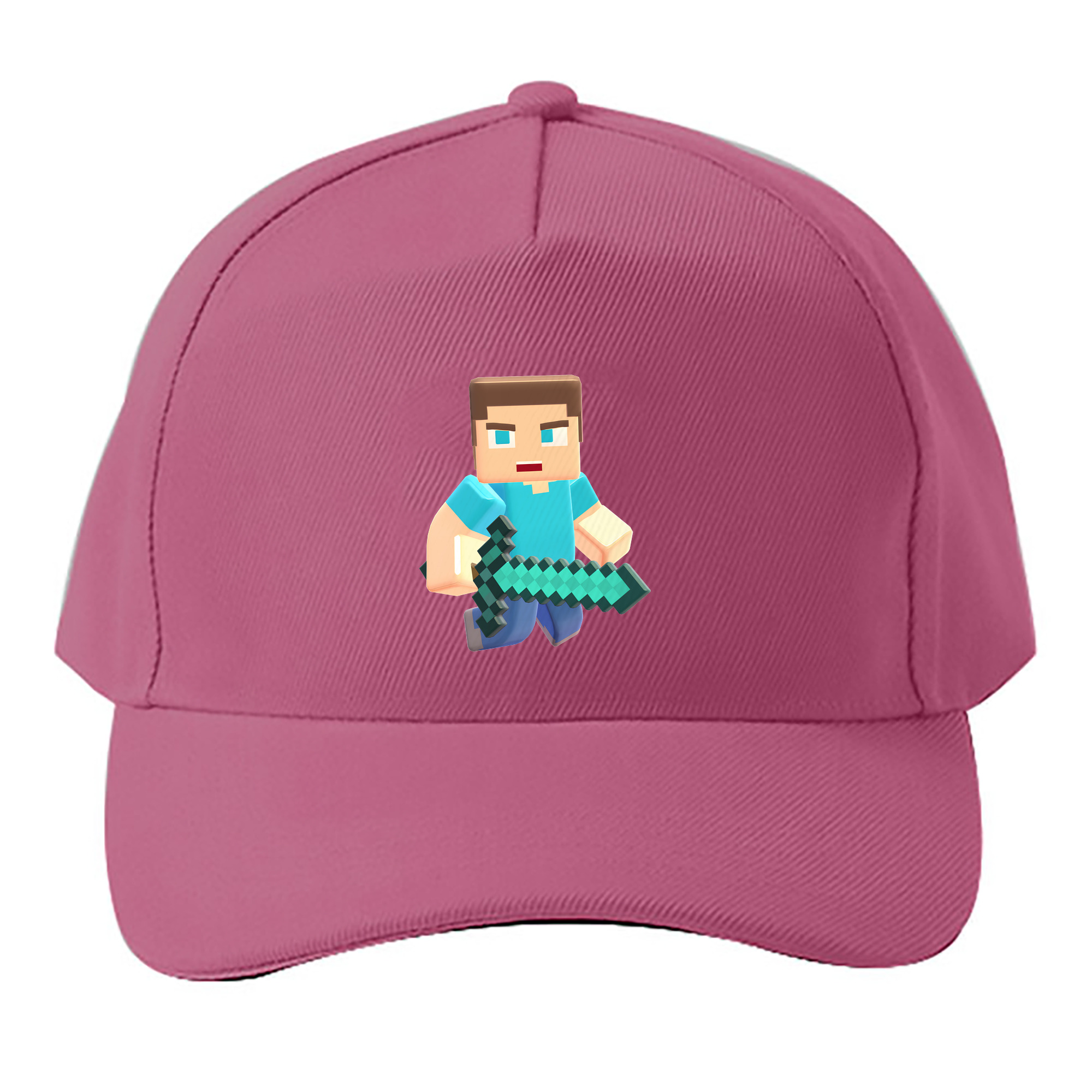 （画像用） マインクラフト ブロックの世界 Minecraft MC Block world ベースボールキャップ 綿100％ 男女兼用 帽子 スポーツ